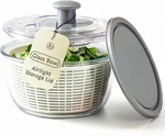 Glass Salad Spinner W/ Airtight Lid Bpa-free Easy Pump Lettuce Washer. Fixed Price $53.18.