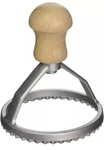 Eppicotispai Aluminum Round Ravioli Stamp With Beechwood Handle, 3-INCH Italy. Fixed Price $17.99.