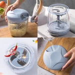 Us 1 Pc Hand Blender Kitchen Tool Pull Vegetable Food Chopper Slicer Processor. Fixed Price $8.59.
