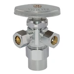 Eastman Multi-turn Dual Outlet 3-WAY 1/2 Inch Cpvc X 3/8 Comp, Chrome. Fixed Price $19.21.