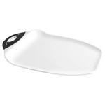 Dexas Chop & Scoop Cutting Board, By 15"L 11"W, White With Black Handle. Fixed Price $24.24.