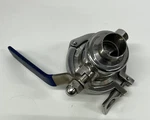 Kagushiweishengqiufa SS304 1-1/2" Npt Ez Quick Clean Ball Valve. Fixed Price $139.00.