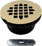 Westbrass D206P-01 4-1/2" Od Shower Drain Assembly And Grid Strainer Cover Fits. Fixed Price $23.95.
