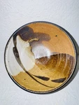 Hand Thrown Pottery Bowl Signed Earth Stoneware Rustic Modern. Fixed Price $34.00.