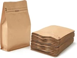 Resealable Side Zipper Coffee Bags With Degassing Valve, High Barrier Natural Kr. Fixed Price $96.99.