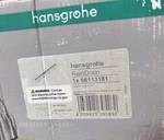 Hansgrohe Raindrain Rectangular Shower Set Concealed Parts Metal 56113181. Fixed Price $199.00.