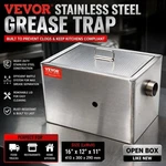 Vevor Grease Trap Interceptor Stainless Steel Commercial Kitchen 16. Fixed Price $99.99.