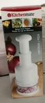 Used Kitchenmate Quick Food Chopper 9"H 3.25 Dia. W/warranty. Fixed Price $14.18.