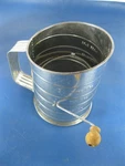 Good Cook Vintage 3-CUP Flour Sifter With Wood Handle. Fixed Price $5.00.