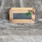 Festive Christmas Box With Chalkboard Holiday Decor. Fixed Price $15.50.