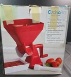 Cucinapro Tomato Strainer- Easily Juices, No Peeling Deseeding, Suction Base 603. Fixed Price $24.99.