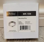 New Kraus Mounting Ring Bathroom Vessel Sink Hardware Steel Chrome. Fixed Price $7.99.