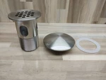 Danze 1-1/4 Lavatory Grid Strainer With Flow & Sink Drain Cover Br. Nickel. Fixed Price $8.75.