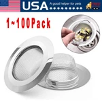Kitchen Sink Strainer Large Wide Rim 4.5" Stainless Steel Mesh Drain Filter. Fixed Price $88.47.