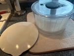 Oxo Good Grips 10.5 Salad Spinner Large Plastic Clear/black/white W/lid. Fixed Price $22.21.