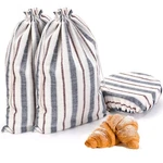 3 Pack Bread Bags For Homemade With Bowl Cover, 17.7" X 12" Reusable Li.... Fixed Price $25.16.