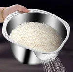 1PC Stainless Steel Rice Washer & Strainer Bowl 304 Colander For Kitchen. Fixed Price $18.97.