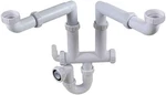 Talea Double Kitchen Sinks Drain Pipe Rear Hard Tube White. Fixed Price $37.94.