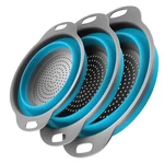Onfamico Collapsible Colander Set Of 3 - Heat Resistant Washing Draining .... Fixed Price $30.32.