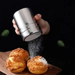 Stainless Steel Powder Sugar Shaker Fine Mesh Cocoa Flour Coffee Duster. Fixed Price $6.99.