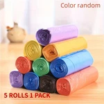 5 Rolls 100 Strong Garbage Bags Disposable Bin Liners For Home Kitchen Office. Fixed Price $14.99.