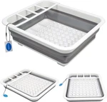 Casaphoria Collapsible Small Dryer Rack Over The Sink For Counter Plate Gray. Fixed Price $24.52.