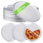 Rtteri 12 Pcs Pizza Pan Bulk Restaurant Aluminum Set Round Pie Cake.... Fixed Price $99.86.