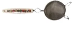 Vintage Metal Mesh Kitchen Strainer Sieve Mid Century Decorative Handle. Fixed Price $20.00.
