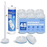 Disposable Toilet Brush Set With 48 Refills For Hygienic Bathroom Cleaning. T.... Fixed Price $17.87.