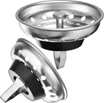 2 Pack - Kitchen Sink Strainer And Stopper Combo Basket Spring Clip Replacement. Fixed Price $11.83.