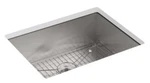 Kohler K-3822-4-NA Vault 25" To Or Under-mount Stainless Steel Kitchen Sink. Fixed Price $561.02.