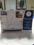New Box Elite Cuisine Mini Food Chopper 1-1/2 Cup Capacity White Model EMC001. Fixed Price $24.90.