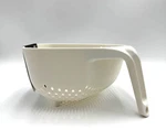 Joseph White Square Colander Easy Pour Corners Dishwasher Safe New. Fixed Price $14.99.