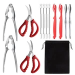 Seafood Tool Set With Lobster Sheller Stainless Steel Crab Crackers C.... Fixed Price $14.46.