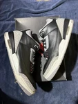 Size 11.5- Air Jordan 3 Retro Og 2024 Black Cement Clean All. Fixed Price $175.00.