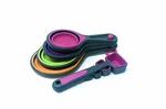 Ingeniuso Silicone Collapsible Measuring Cups & Spoons Baking Safe Pmc. Fixed Price $14.95.