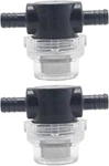 1/2 Inches Water Pump Strainer 2PCS For 12V Dc 80 Psi Camper Marine Boat.... Fixed Price $19.91.