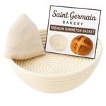 Saint Germain Bakery Premium Round Bread Banneton Basket With Liner - Perfect. Fixed Price $27.28.
