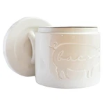 Briink Collective Ceramic Bacon Grease Container With One Size, Antique White. Fixed Price $42.96.