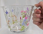 Dolly Parton Measuring Glass 2 Cup Wild Flowers Butterflies New Boho Contemprary. Fixed Price $32.99.