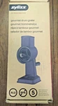 New Zyliss Rotary Gourmet Drum Grater Set 1 Steel Blade Non-slip Suction. Fixed Price $119.15.