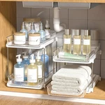 Delamu 2-TIER Under Sink Organizer 2-PACK, Stackable Pull Out Storage With. Fixed Price $50.99.