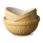 Certified International Vintage Farm Stoneware Mixing Bowl Set 3-PIECE Includes. Fixed Price $82.75.