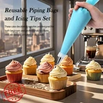Fatuxz Cake Decorating Kit: Piping Bags And 24 Icing Tips. Fixed Price $20.00.