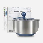 Stainless Steel Salad Spinner, 5.3 Qt Lettuce With Non-slip Base, Drain. Fixed Price $41.82.