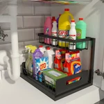 Realinn Under Organizer Pull Out Cabinet 2 Tier Slide Sink.... Fixed Price $61.59.