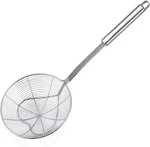 Strainer Skimmer Spoon For Cooking And Frying, 6.3 Inches, Silver. Fixed Price $12.71.