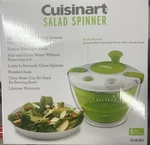 Large Stop Salad Spinner Wash Dry Greens Fruits Vegetables New. Fixed Price $39.00.