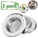 2PCS 4.5" Kitchen Bathroom Sink Strainer Stainless Steel Filter Drain. Fixed Price $5.49.