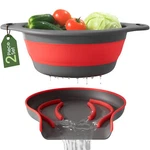 Gevoli Collapsible Colander With Draining Tray. Fixed Price $19.99.
